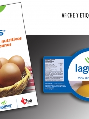 AFICHE  Y ETIQUETA DE AVICOLA LAGUNAS